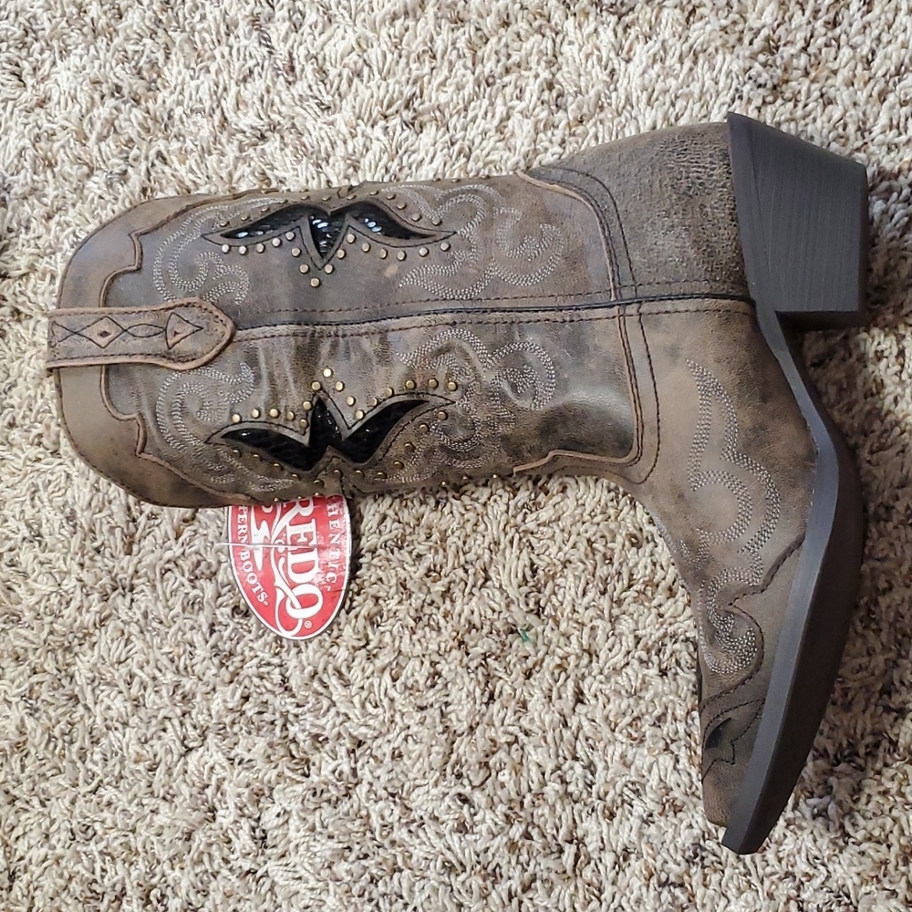 Authentic Laredo Cowgirl Western Country Leather Boots NWT *NO Offers!* - Picture 8 of 16